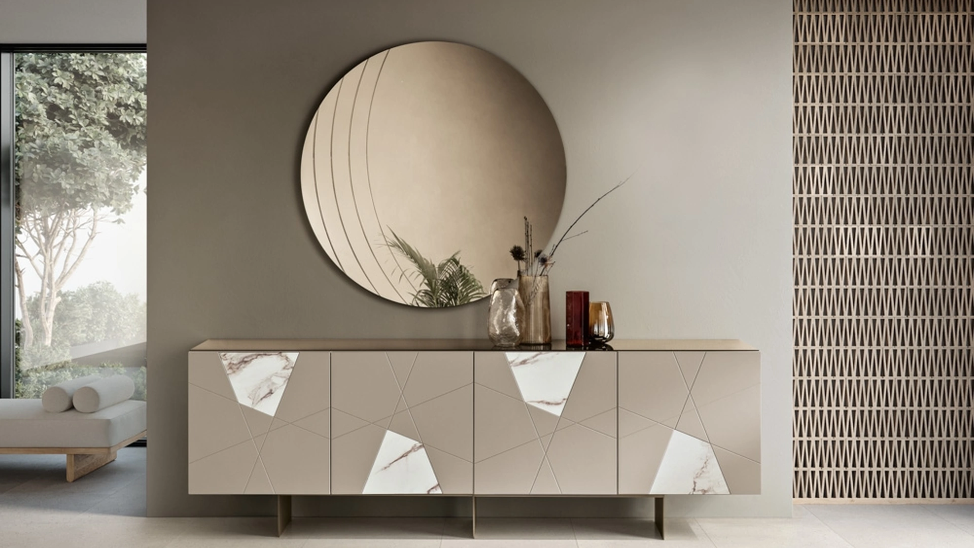 Madia Adel in MDF pantografato di Capodarte