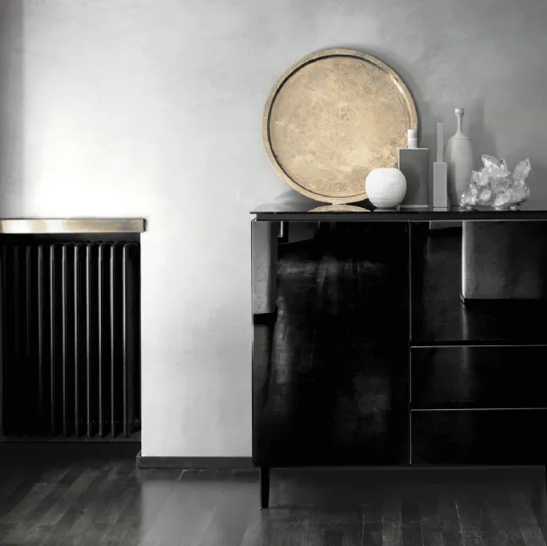 Madia Cosmopolitan in Cristallo laccato Nero di Bontempi