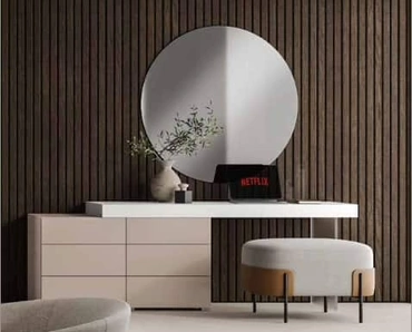 Madia Velvet 4-C4 con scrittoio di Artigianmobili