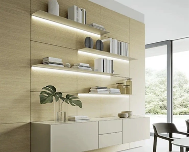 Parete Attrezzata Domino Boiserie 01 di Sangiacomo