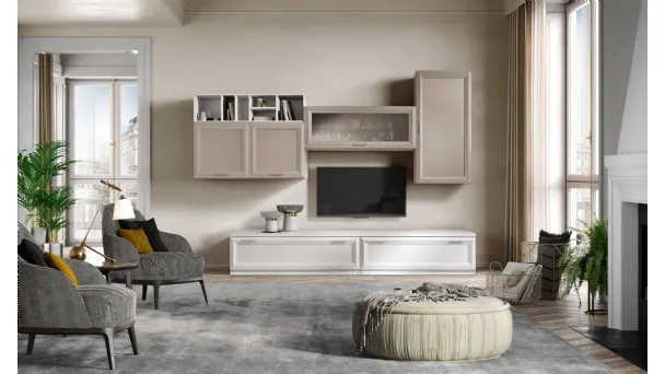 Parete Attrezzata Jazz Minimal composizione 105 di Gierre Mobili