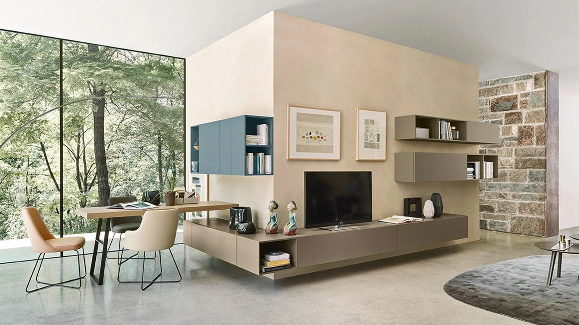 Parete Attrezzata Lampo 003 di Sangiacomo