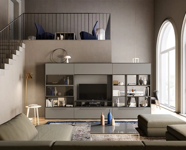 Parete Attrezzata My Space 18-02 di Alf Da Frè