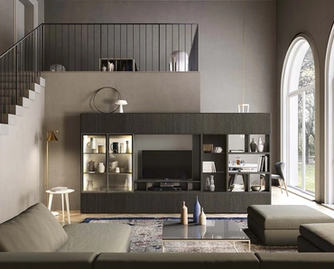 Parete Attrezzata My Space 25-01 di Alf Da Frè