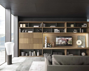 Parete Attrezzata My Space 25-02 di Alf Da Frè