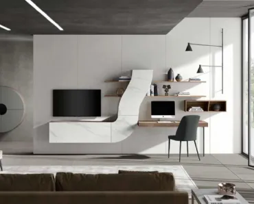Parete Attrezzata Velvet Home Office 188 di Artigianmobili