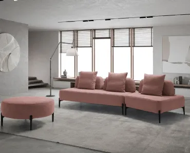Divano lineare Pink di Biel