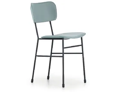 Sedia in cuoio Master di Midj