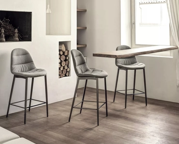 Sgabello Rivestito Mood di Bontempi