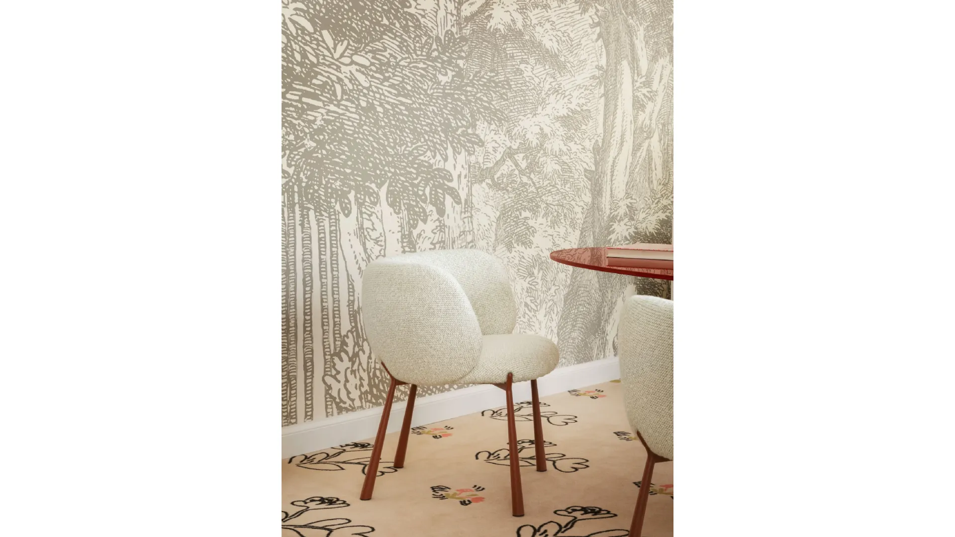 Sedia imbottita Mys di Midj