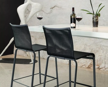 Sgabello Net in soft texplast di Bontempi