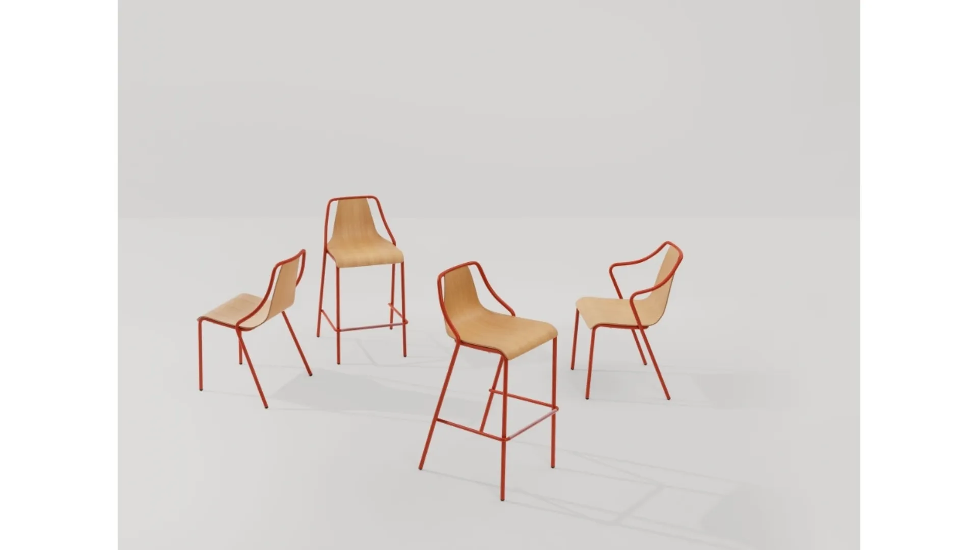 Sedia Ola Wood di Midj