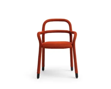 Sedia Pippi rivestita in tessuto di Midj