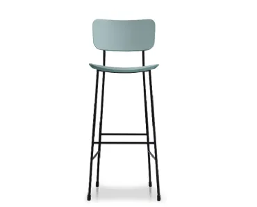 Sgabello in cuoio Master di Midj