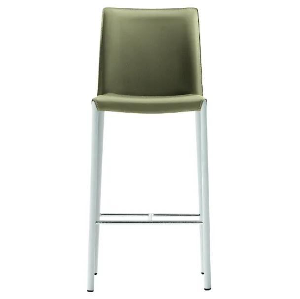 Sgabello in cuoio Nuvola di Midj