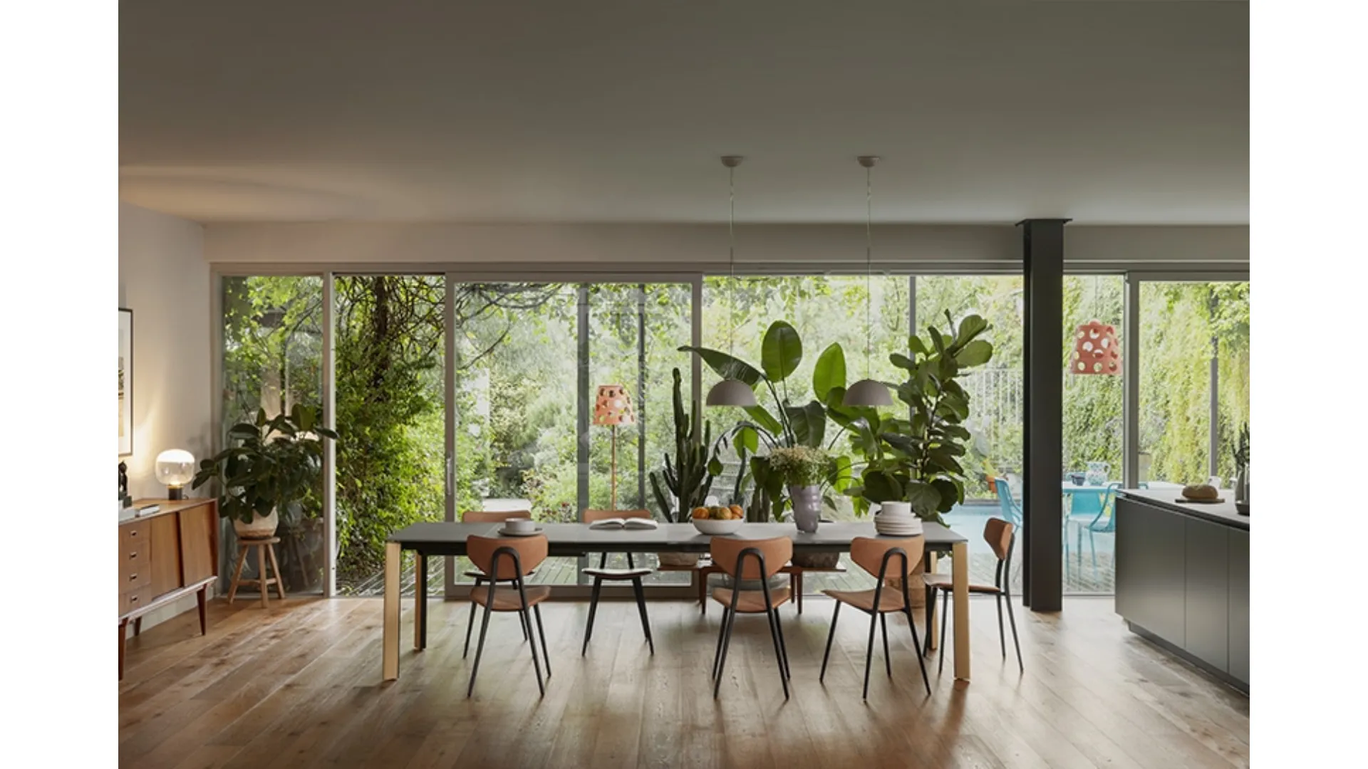 Sedia Tosca in cuoio di Midj