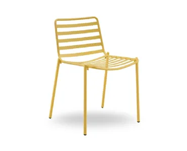 Sedia Trampoliere in metallo di Midj