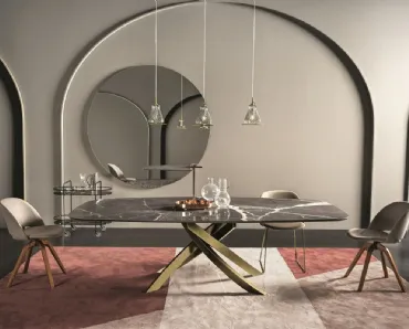 Tavolo Artistico in SuperMarmo di Bontempi