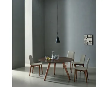 Tavolo Bistrot in ceramica Ossido Bruno di Sangiacomo