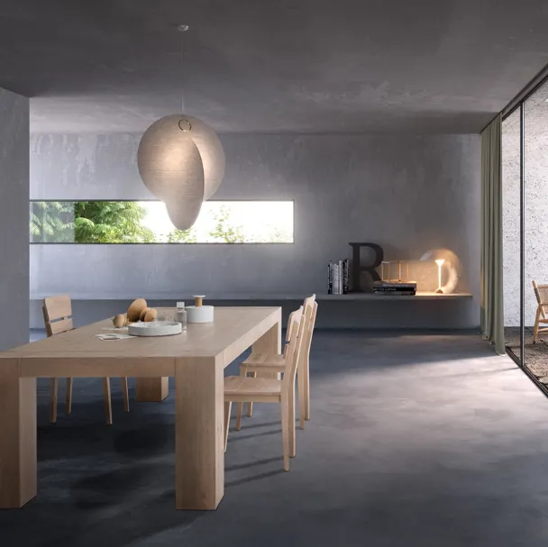 Tavolo allungabile Brooklyn in Rovere massello di Devina Nais