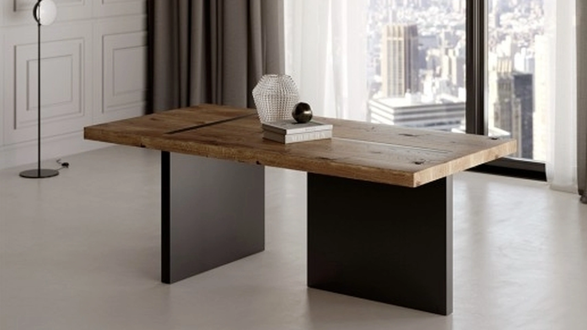 Tavolo Caracas in rovere invecchiato di Le Fablier