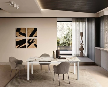 Tavolo Frost in gres porcellanato di Capodarte