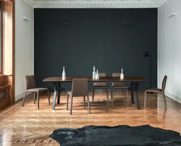 Tavolo Iron in Rovere Termotrattato di Sangiacomo