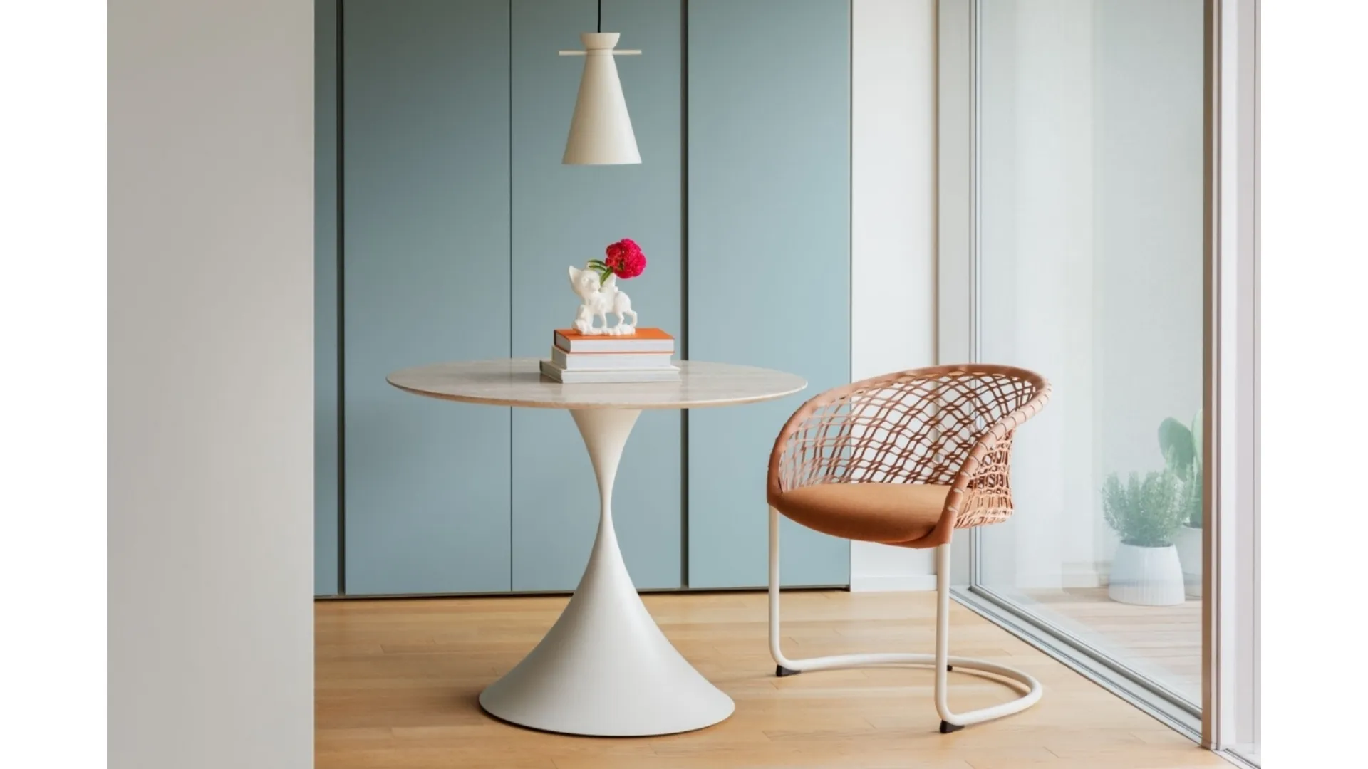 Tavolo rotondo Leo di Midj