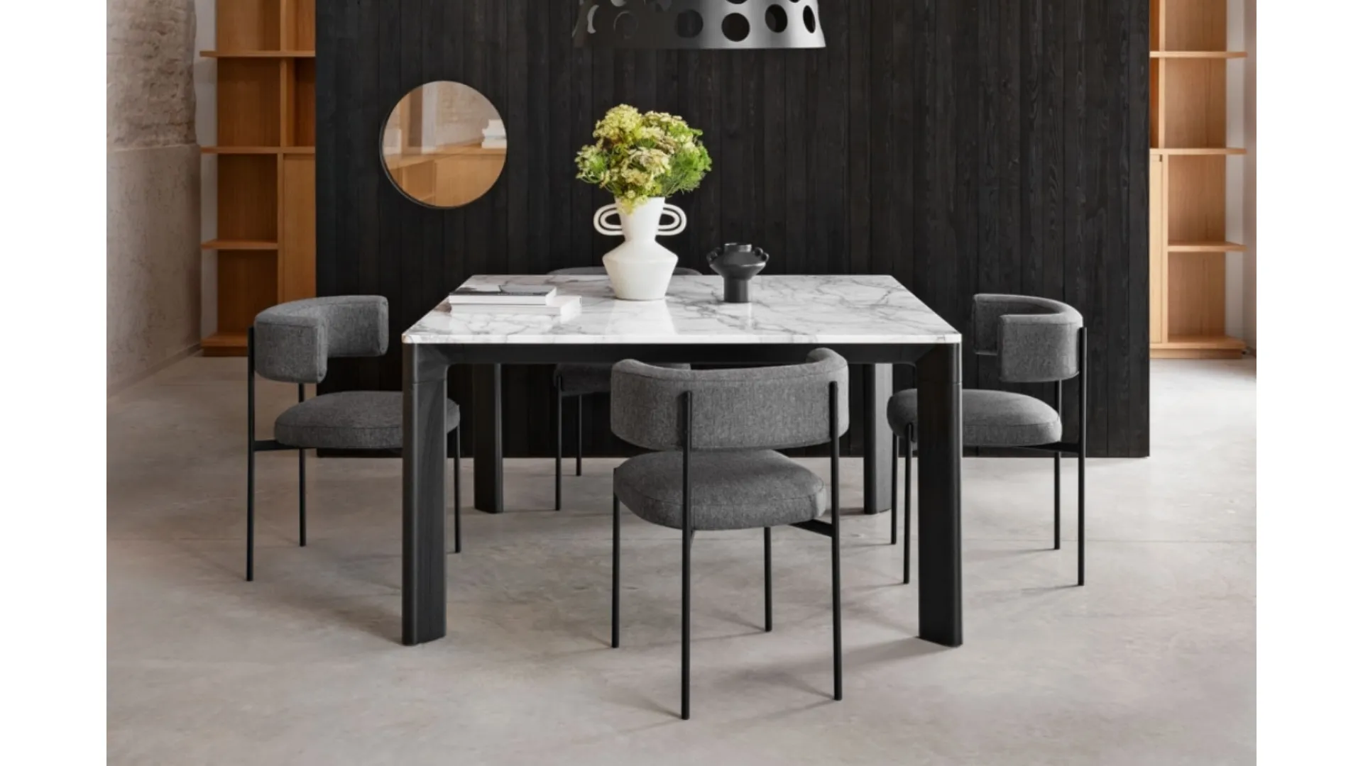 Tavolo quadrato in marmo Planum di Midj