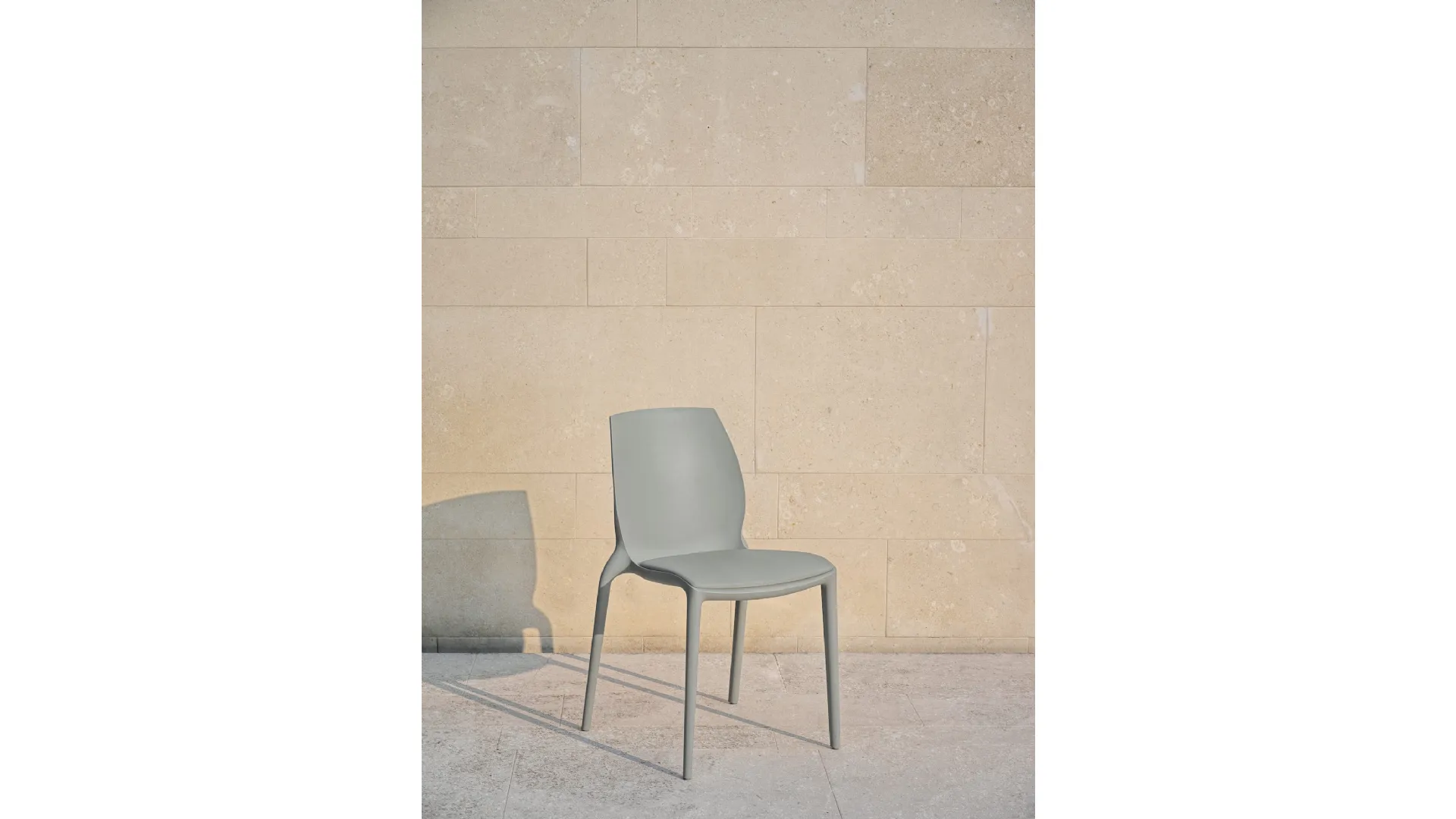 Sedia da giardino impilabile Hidra Outdoor di Bontempi