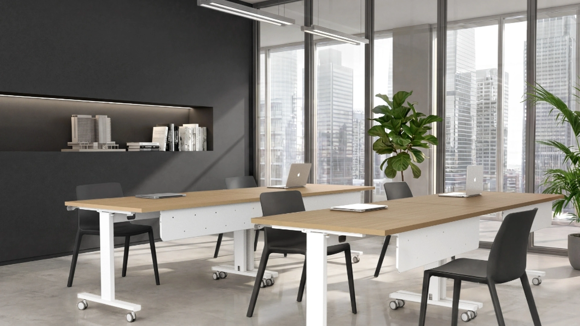Scrivania Operativa Electric Exalto and Flip Desk di Della Rovere